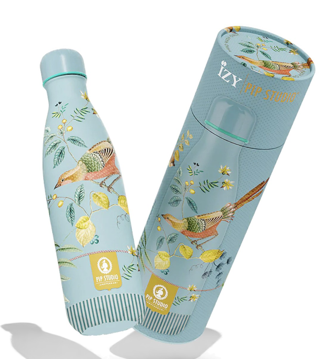 Pip Studio - Little Birds niebieski 500ml termos - Yooglo