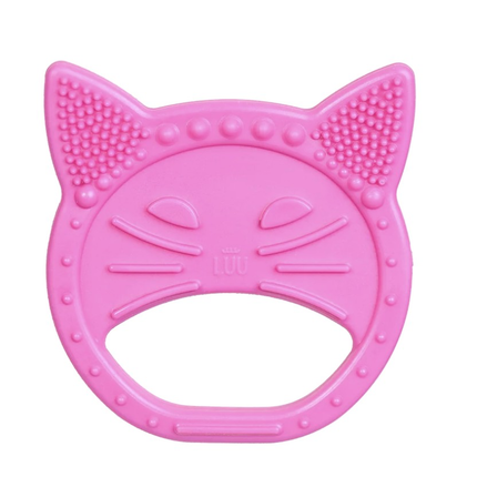LUU Kids Gryzak Dla Dzieci Luuisa The Cat Pink - Yooglo