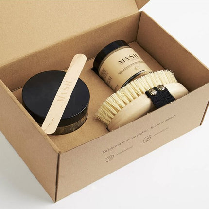 Zestaw Glow Story (mus+peeling+szczotka) - Yooglo