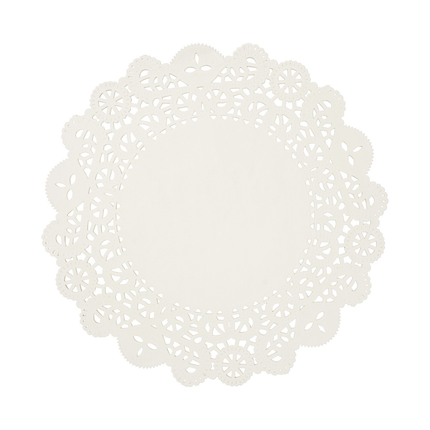 Podkładki pod talerze biały 35,5cm 50szt - Yooglo