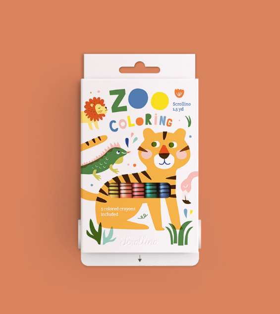 Scrollino ZOO Colouring - Yooglo