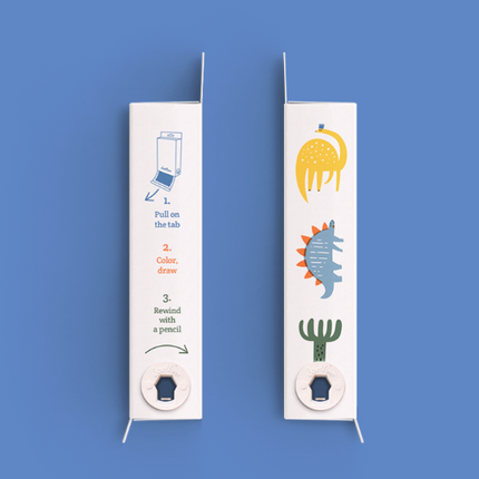 Scrollino DINO Coloring - Yooglo