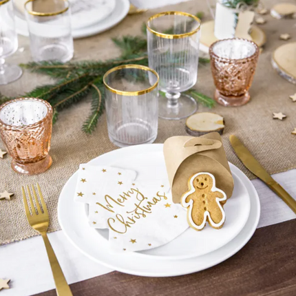 Serwetki Choinka - Merry Christmas, 16x16,5cm (1 op. / 20 szt.) - Yooglo