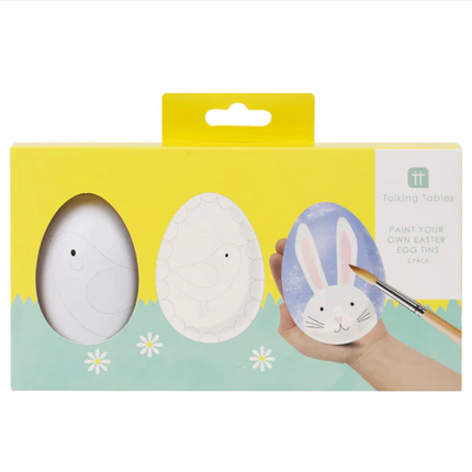 Zestaw kreatywny Spring Bunny – pomaluj własne pisanki w puszkach 2 szt - Yooglo