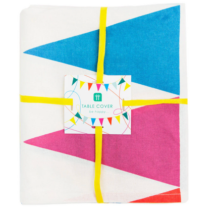 Obrus tkaninowy We Heart Birthdays – tęczowy - Yooglo