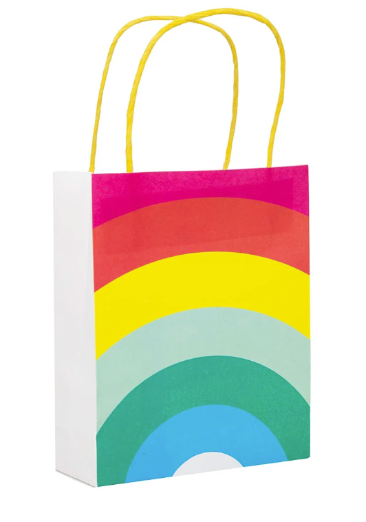 Torebki na słodycze i upominki Birthday Brights Rainbow – 8 szt - Yooglo
