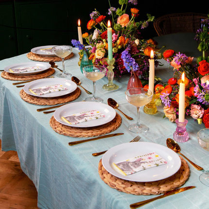 Żółty świecznik/ wazonik szklany Light - Yooglo