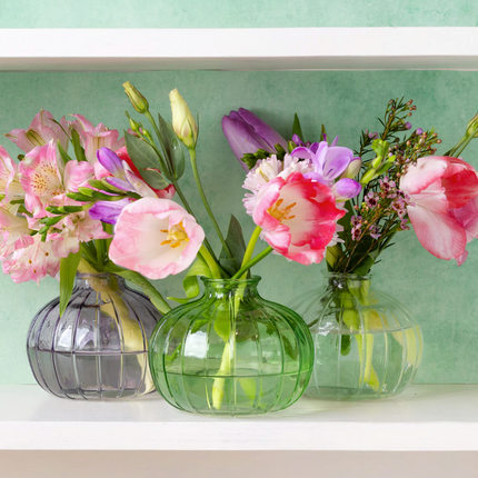 Wazonik szklany Clear – 8 cm - Yooglo