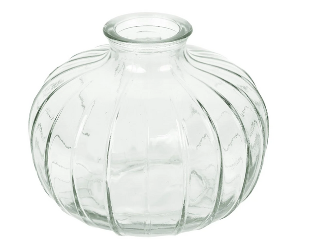 Wazonik szklany Clear – 8 cm - Yooglo