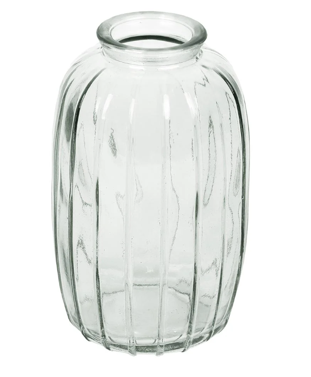 Wazonik szklany Clear – 12 cm - Yooglo