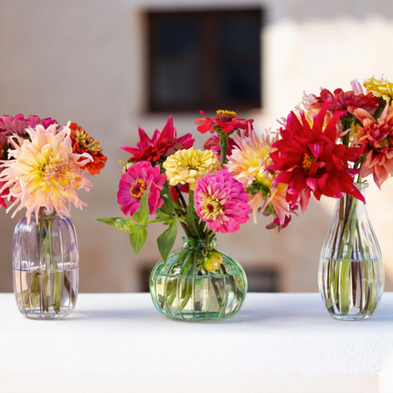 Wazonik szklany Clear – 14 cm - Yooglo