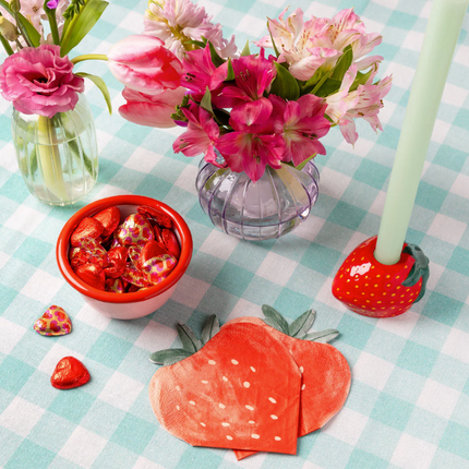 Serwetki papierowe w kształcie truskawki – 20 szt. - Yooglo