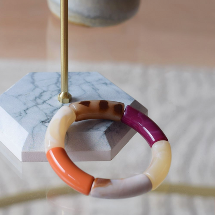 Bransoletka MINA róż pomarańcz - Yooglo