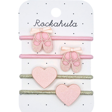 Gumki do włosów z baletkami - Yooglo