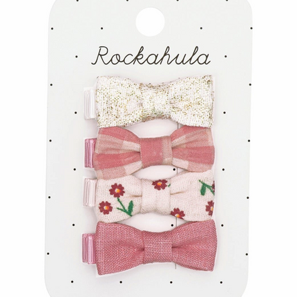 Zestaw małych spinek z kokardkami Wildflower - Yooglo