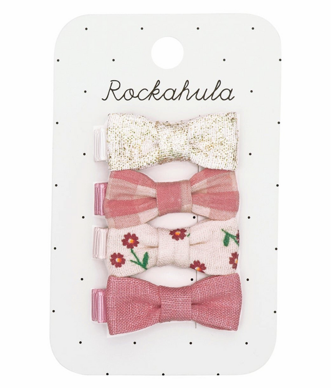 Zestaw małych spinek z kokardkami Wildflower - Yooglo