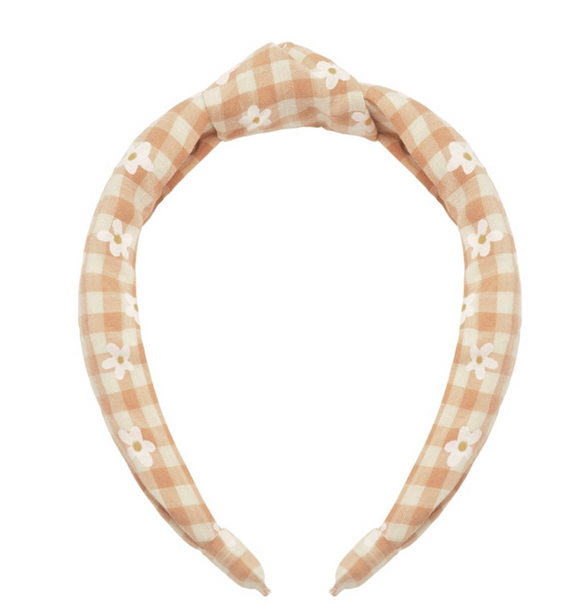 Opaska w kratkę z kokardą Daisy - Yooglo