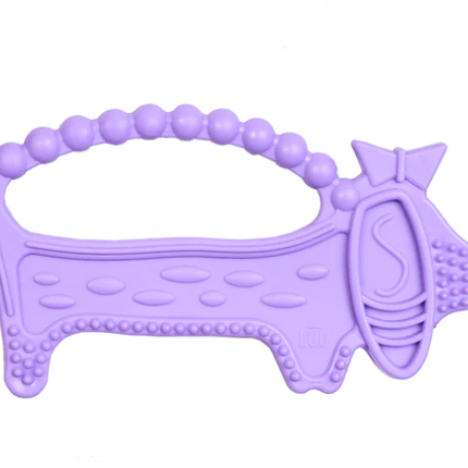 LUU Kids Gryzak Dla Dzieci Luuie The Dog Purple - Yooglo