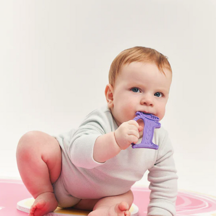 LUU Kids Gryzak Dla Dzieci Luuie The Dog Purple - Yooglo