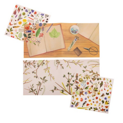 Moulin Roty Kalkomania BOTANIK Jardin du Moulin - Yooglo