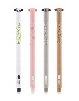 Długopis wymazywalny Świnka, niebieski - Yooglo