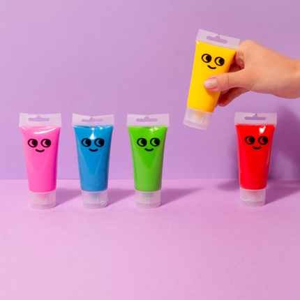 ZESTAW DO MALOWANIA PALCAMI Z FARTUSZKIEM - Yooglo