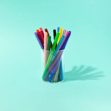 ZMYWALNE FLAMASTRY 16 SZT. - Yooglo