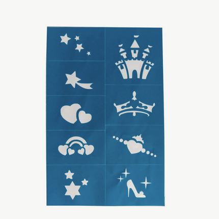 Wielorazowe szablony do makijażu i malowania twarzy - Yooglo