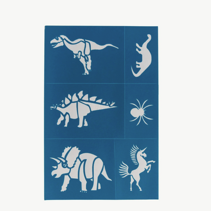 Wielorazowe szablony do makijażu i malowania twarzy - Yooglo