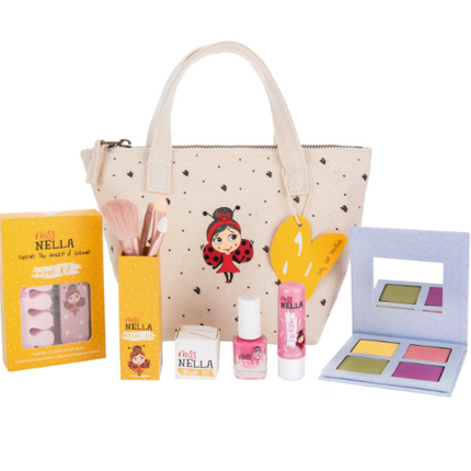 Zestaw w pięknej bawełnianej torebce - Happy Birthday to me Macaron Magic - Yooglo