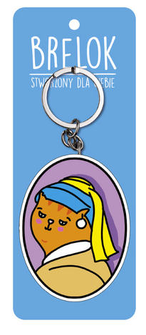 Brelok Rainbow 142 kot z perłą - Yooglo