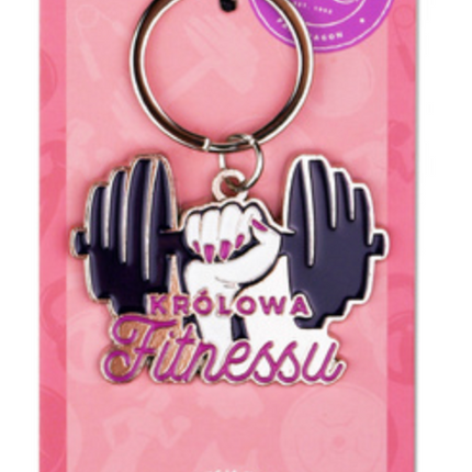 Brelok Hobby Królowa Fitnessu - Yooglo