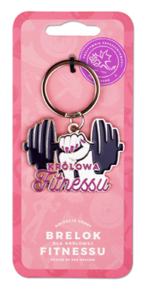 Brelok Hobby Królowa Fitnessu - Yooglo