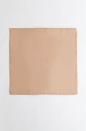 Zestaw 2 lnianych serwetek Zendan - kolor: Marrón Nude Claro - Yooglo