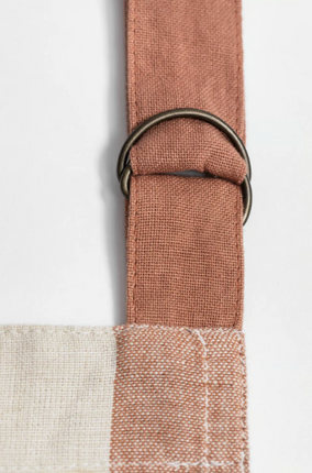 Fartuch beżowy w paski - Yooglo