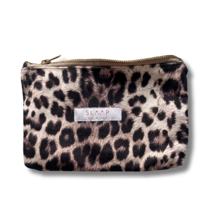 Kosmetyczka welurowa w cętki - Yooglo