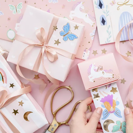 Naklejki Jednorożce na rolce w pudełku - Yooglo