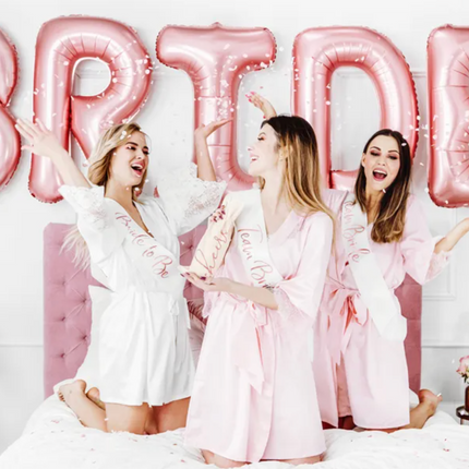 Woreczki bawełniane na wino - Cheers, różowe złoto 5 szt. - Yooglo