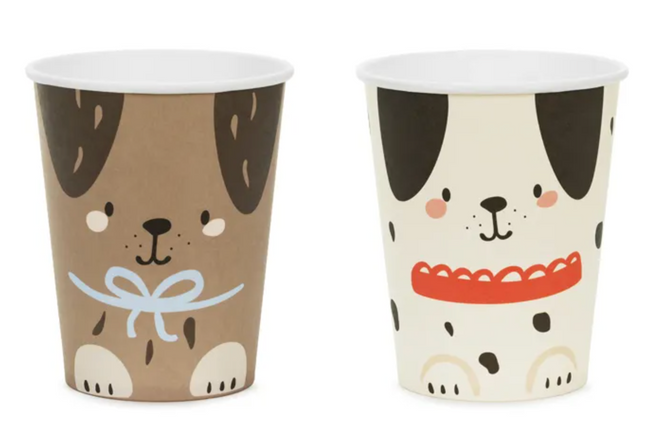 Kubeczki Pieski, mix, 220 ml - Yooglo