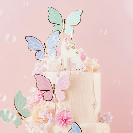 Świeczka urodzinowa Jednorożec, 9 cm - Yooglo