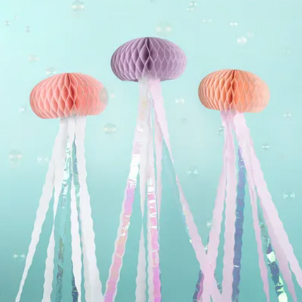 Dekoracje bibułowe Meduzy, mix, 15,5x157cm - Yooglo