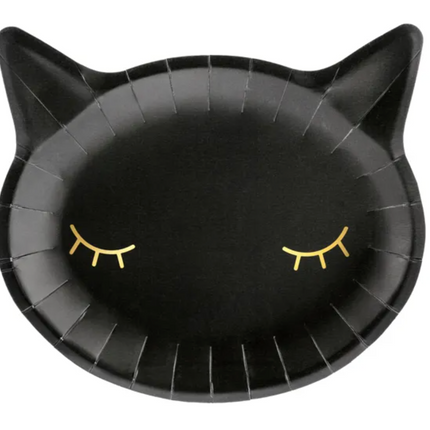 Talerzyki Kotek, czarny, 22x20cm - Yooglo