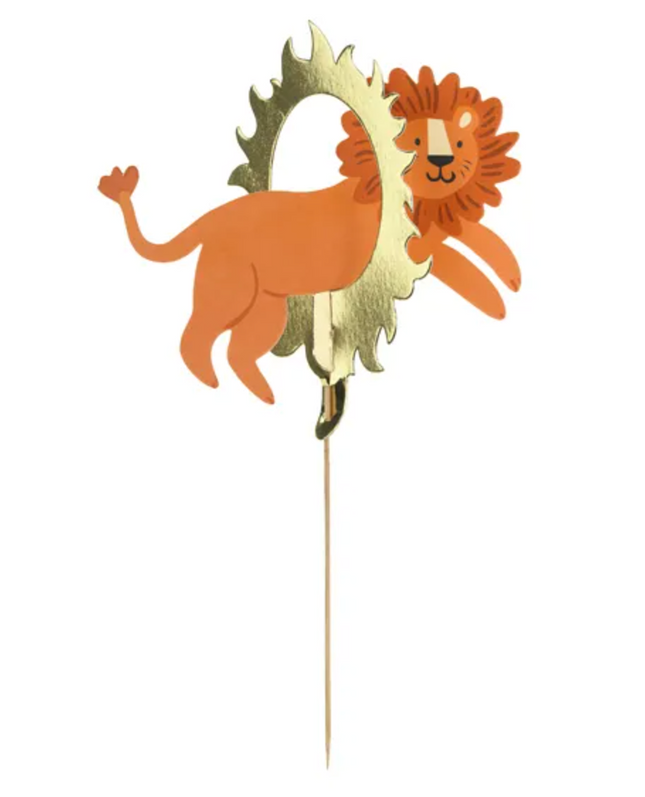 Lion cake topper