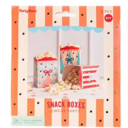 Pudełka na przekąski Cyrk, mix