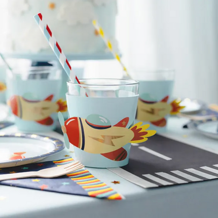 Airplane tattoos, mix (1 pack / 11 pcs.)