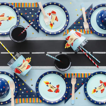 Airplane tattoos, mix (1 pack / 11 pcs.)