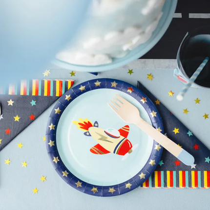 Serwetki Gwiazdki, 33x33 cm, granatowy