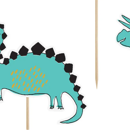 Toppery na tort Dinozaury