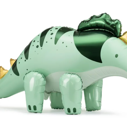 Balon foliowy Triceratops, 101x60.5cm, zielony