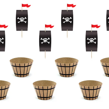 Zestaw do muffinek Piraci